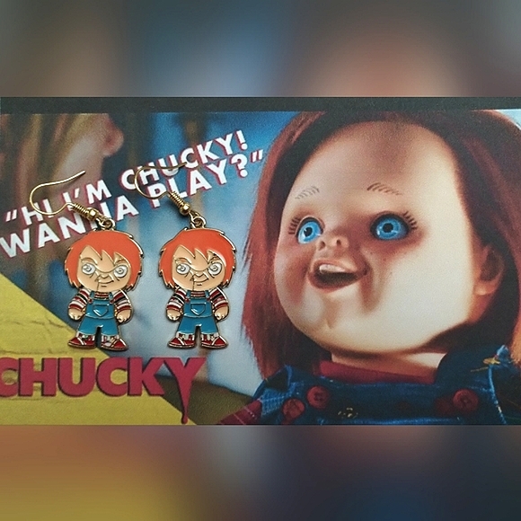 New Chucky Earrings 🎃 - Picture 1 of 7